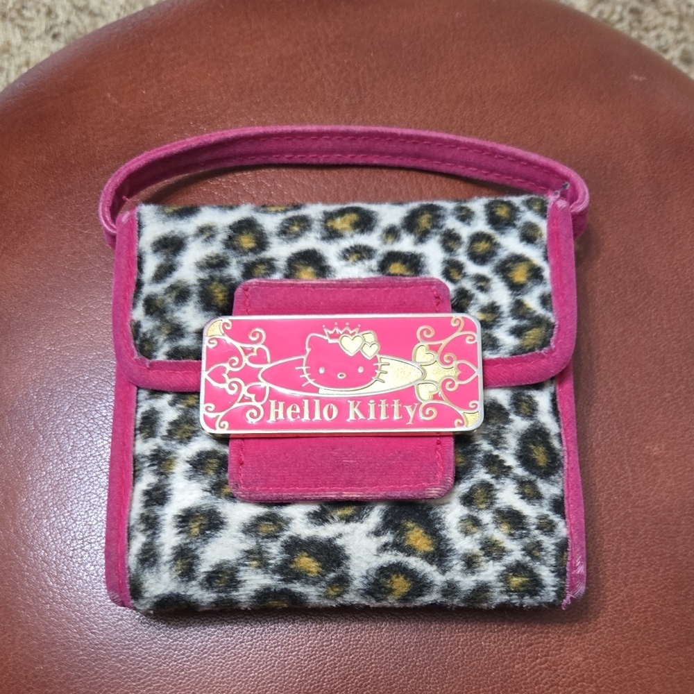 HELLO KITTY HOT PINK and LEOPARD Print WALLET